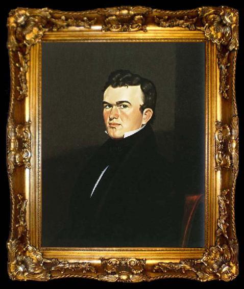 framed  George Caleb Bingham Self-Portrait, ta009-2